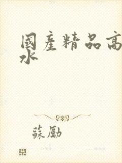 国产精品高潮喷水封面