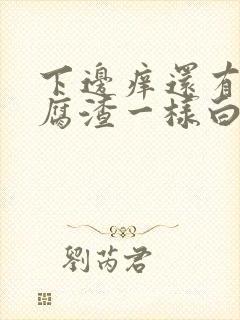 下边痒还有像豆腐渣一样白色