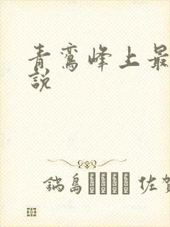 青鸾峰上最新小说