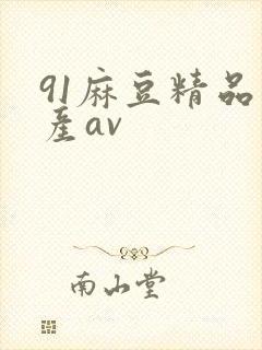 91麻豆精品国产av