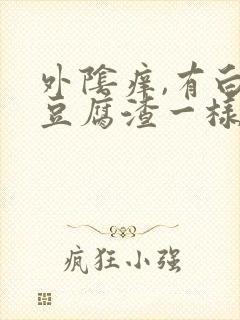 外阴痒,有白色豆腐渣一样的东西