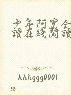 少年阿宾全文阅读在线阅读全文第一季