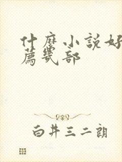 什么小说好看推荐几部