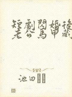 短剧闪婚后豪门老公马甲藏不住3