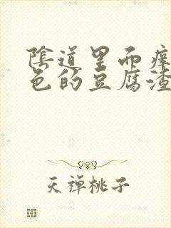 阴道里面痒有白色的豆腐渣的东西