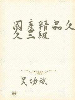 国产精品久久久久三级