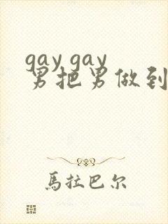 gay gay男把男做到射网站