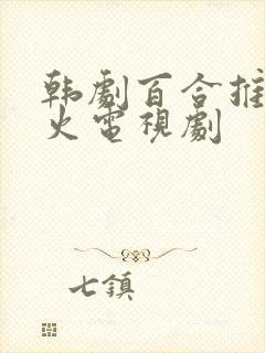 韩剧百合推荐最火电视剧