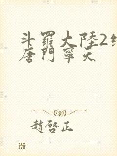 斗罗大陆2绝世唐门宁天