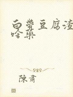 白带豆腐渣状用啥药