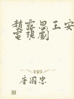 赵露思王安宇的电视剧封面