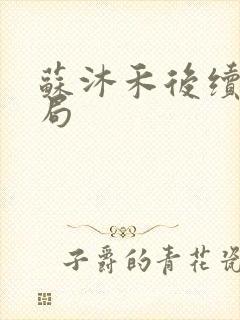 苏沐禾后续大结局