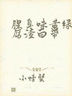 腥臭味黄绿色豆腐渣白带封面