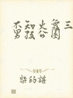 不知火舞三个小男孩公园封面