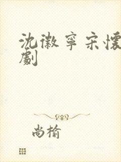 沈徽宁宋怀砚短剧封面