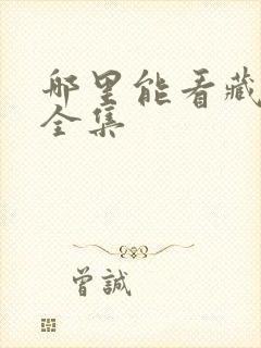 哪里能看藏海传全集