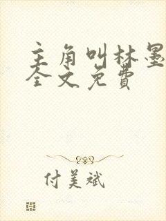 主角叫林墨小说全文免费