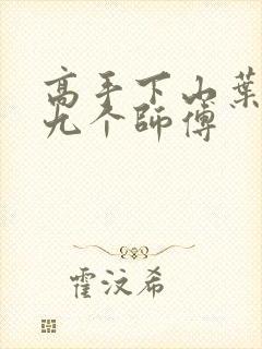 高手下山叶君临九个师傅