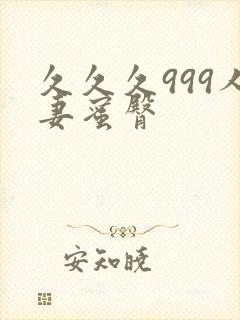 久久久999人妻蜜臀