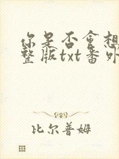 你是否会想起完整版txt番外