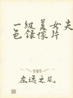 一级美女夫妻黄色录像片