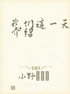 我们这一天剧情介绍封面