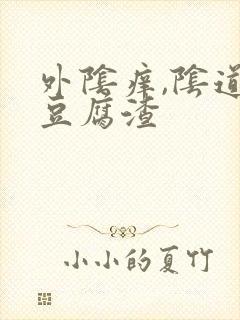 外阴痒,阴道有豆腐渣