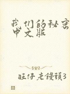 我们的秘密泰剧中文版封面