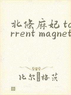北条麻妃 torrent magnet