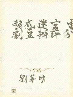 超感迷宫 电视剧豆瓣评分封面