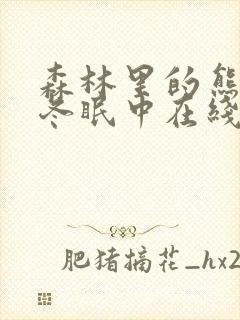 森林里的熊先生冬眠中在线播放