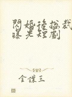 闪婚后总裁身份曝光短剧