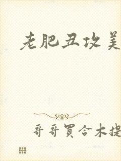 老肥丑攻美人