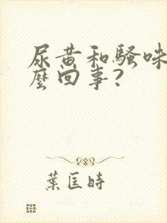 尿黄和骚味重怎么回事?