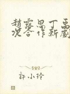 赵露思丁禹兮二次合作新剧