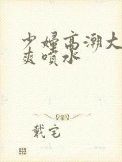 少妇高潮大叫好爽喷水