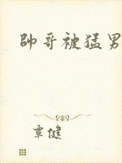 帅哥被猛男狂操