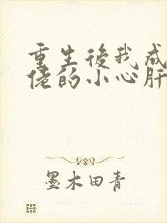 重生后我成了大佬的小心肝小说免费阅读封面