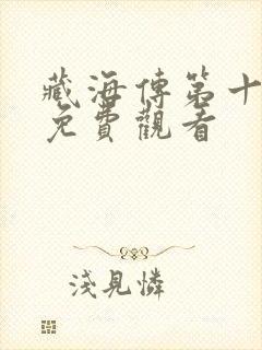 藏海传第十八集免费观看