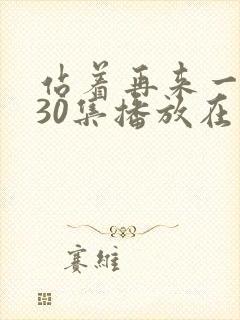 站着再来一次第30集播放在线观看