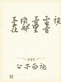 手机看电视直播在哪里看