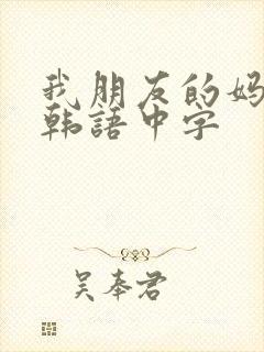 我朋友的妈妈2韩语中字