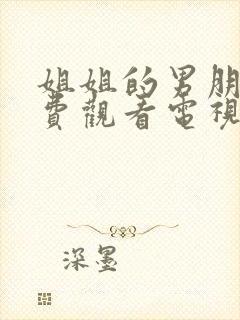 姐姐的男朋友免费观看电视剧完整版高清封面