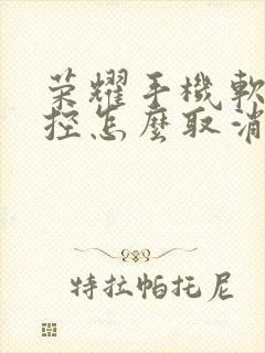 荣耀手机软件管控怎么取消封面