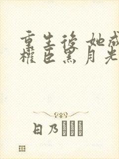 重生后 她成了权臣黑月光