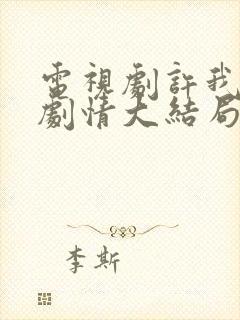 电视剧许我耀眼剧情大结局