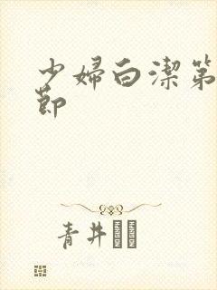 少妇白洁第五章节封面