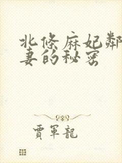 北条麻妃邻居人妻的秘密封面