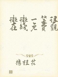 微微一笑很倾城在线免费观看全集封面