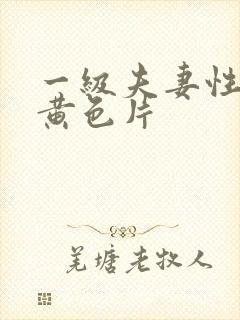 一级夫妻性生活黄色片